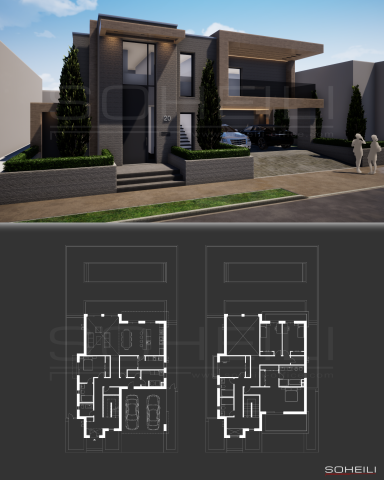 Einfamilienhaus – moderner Entwurf